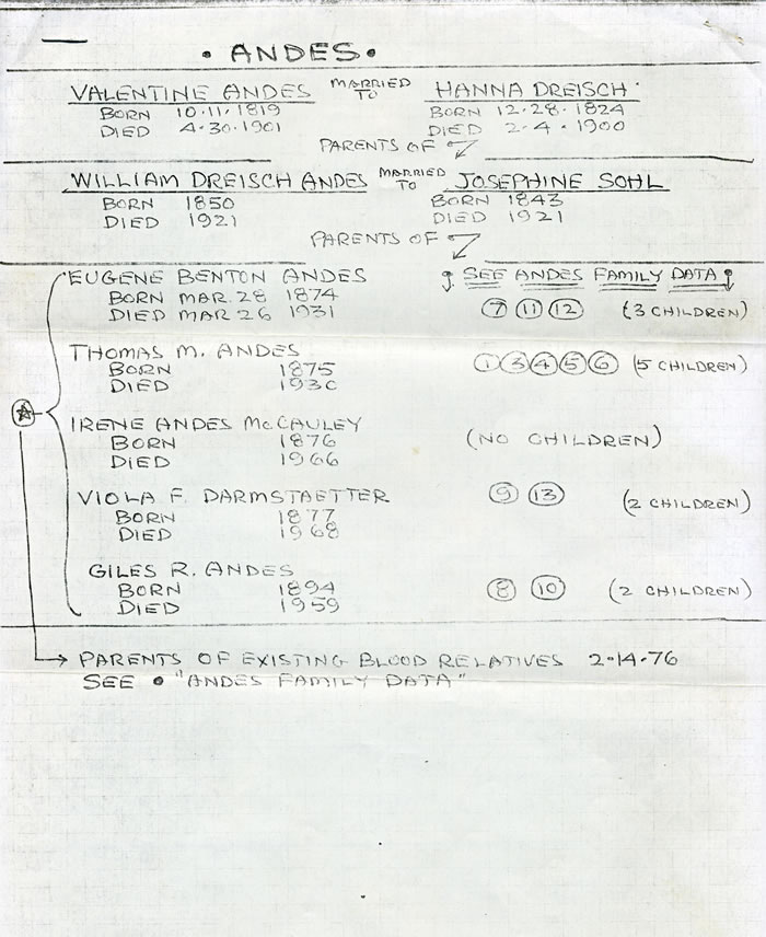 Andes Jenkins Geneology from Richard Andes